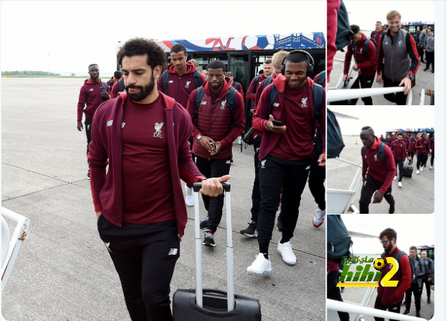 🔴بعثة ليفربول تتجه الي برشلونة ،