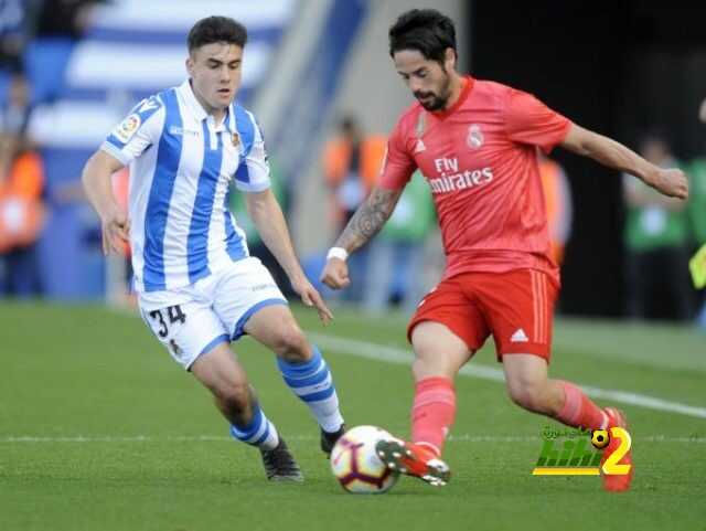 فيديو : سويسداد يُجبر ريال مدريد على التعادل في الشوط الأول