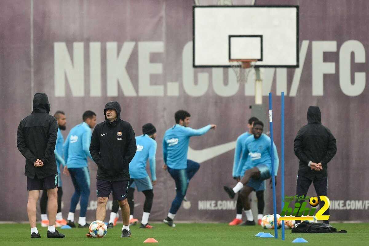 صور : آخر استعدادات برشلونة لمواجهة فالنسيا