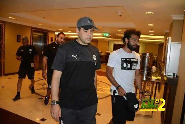 صلاح يصل لمعسكر المنتخب المصري