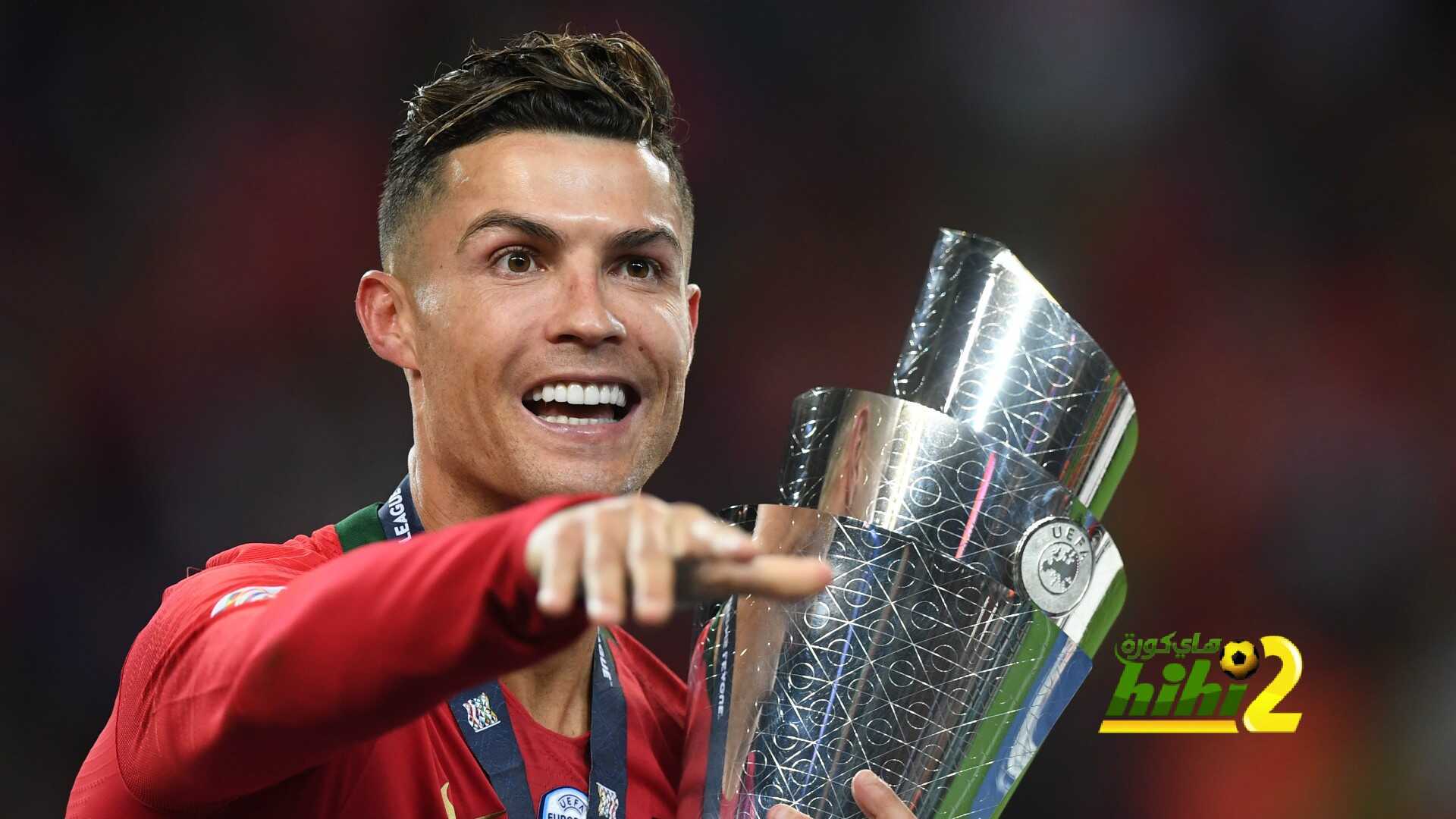 رسالة رونالدو لدوري الأمم الأوروبية