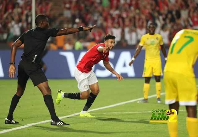 فيديو وصور : تريزغيه يقود المنتخب المصري لإنهاء الشوط الأول متقدما