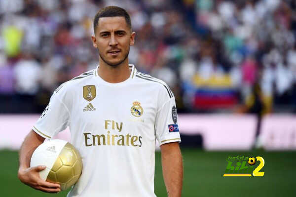 هازارد يظهر في مران ريال مدريد لأول مرة