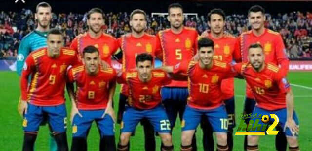 التشكيلة الرسمية للمنتخب الإسباني