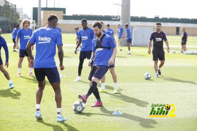 ميسي يتدرب مع المجموعة وديمبلي يشارك في جزء من المران