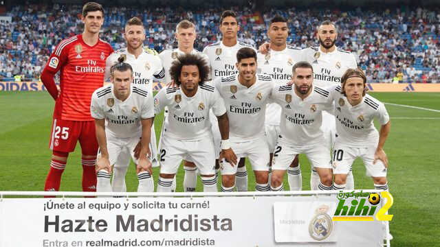 تشكيلة ريال مدريد الرسمية لمباراة إشبيلية