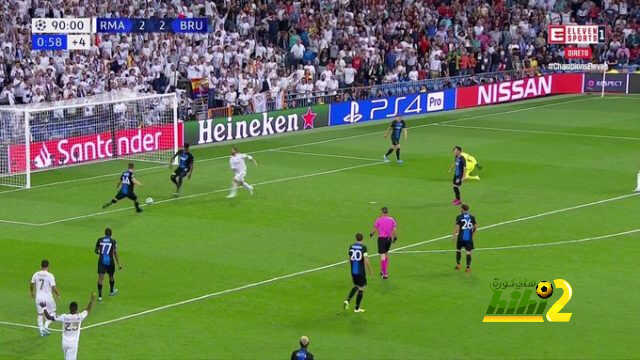 كاسميرو يعدل النتيجة للريال في آخر الدقائق