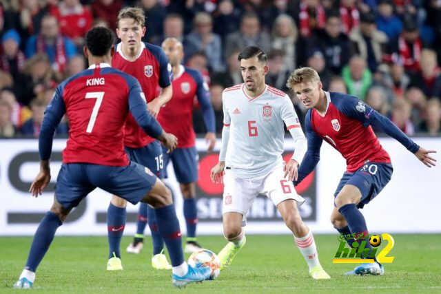 النرويج وإسبانيا سلبي في الشوط الأول