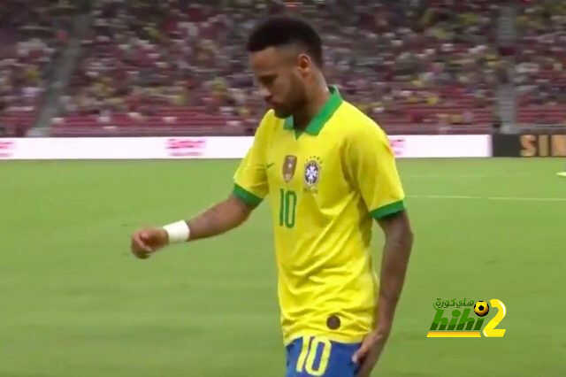 نيمار يتعرض للإصابة خلال ودية البرازيل أمام نيجيريا