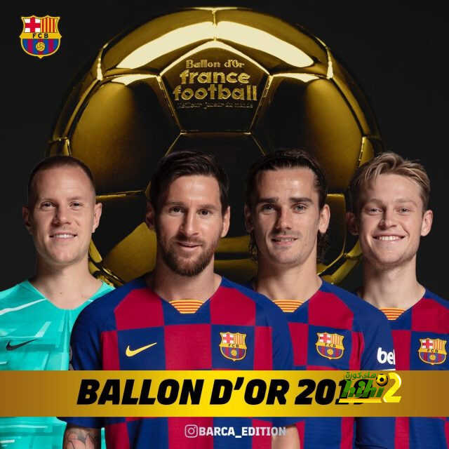 اربع لاعبين من برشلونه في القائمة
