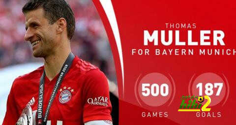 ذكرى سيئة لمولر في مباراته رقم 500 مع بايرن !
