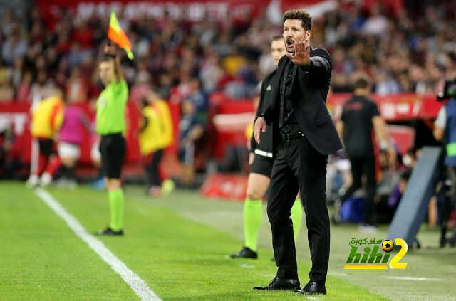 سيميوني بلاعبي اتليتكو مدريد رغم التعادل مع اشبيلية