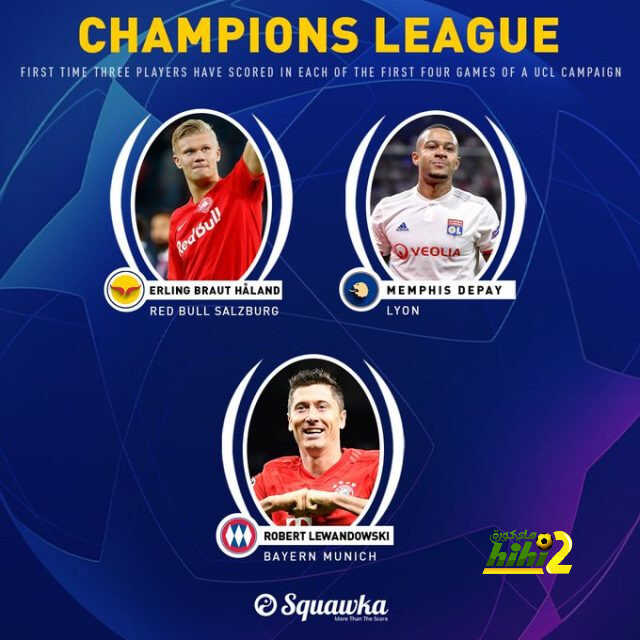 للمرة الاولي في دوري الابطال