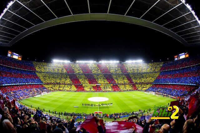 تيفو جماهير برشلونة في الكلاسيكو