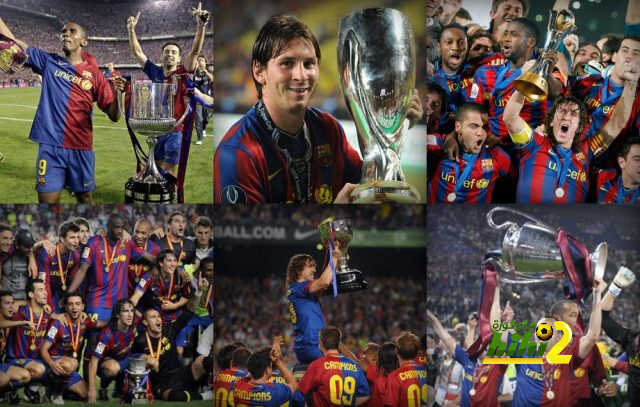 برشلونة يحتفل بالسداسية في مثل هذا اليوم