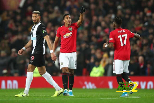 مارتيال يتألق دائما صد نيوكاسل