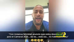 فيديو: نيمار يعلن إنتهاء الجدل حوله بطريقة طريفة