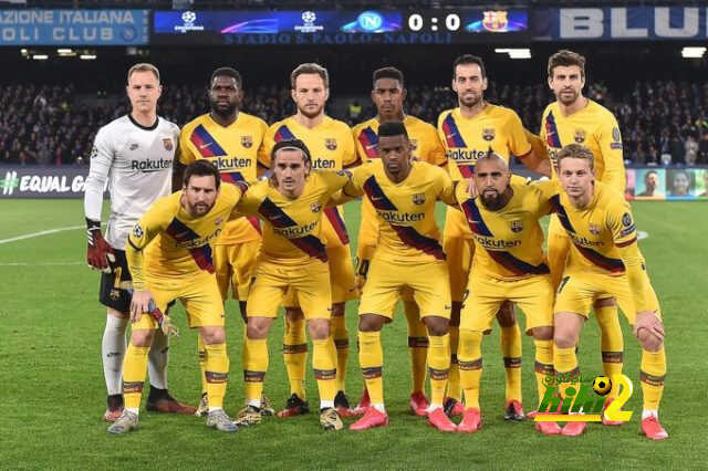 بالأرقام: استحواذ برشلونة أمام نابولي “سلبي”