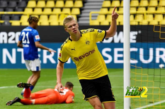 دورتموند يتقدم على شالكه بهدفين في الشوط الأول