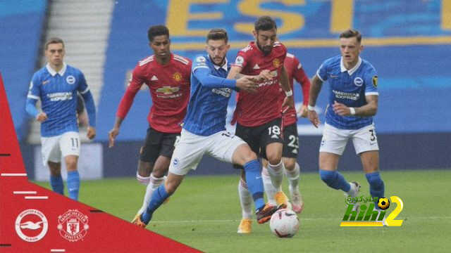 برايتون يفرض التعادل على مانشستر يونايتد في الشوط الأول