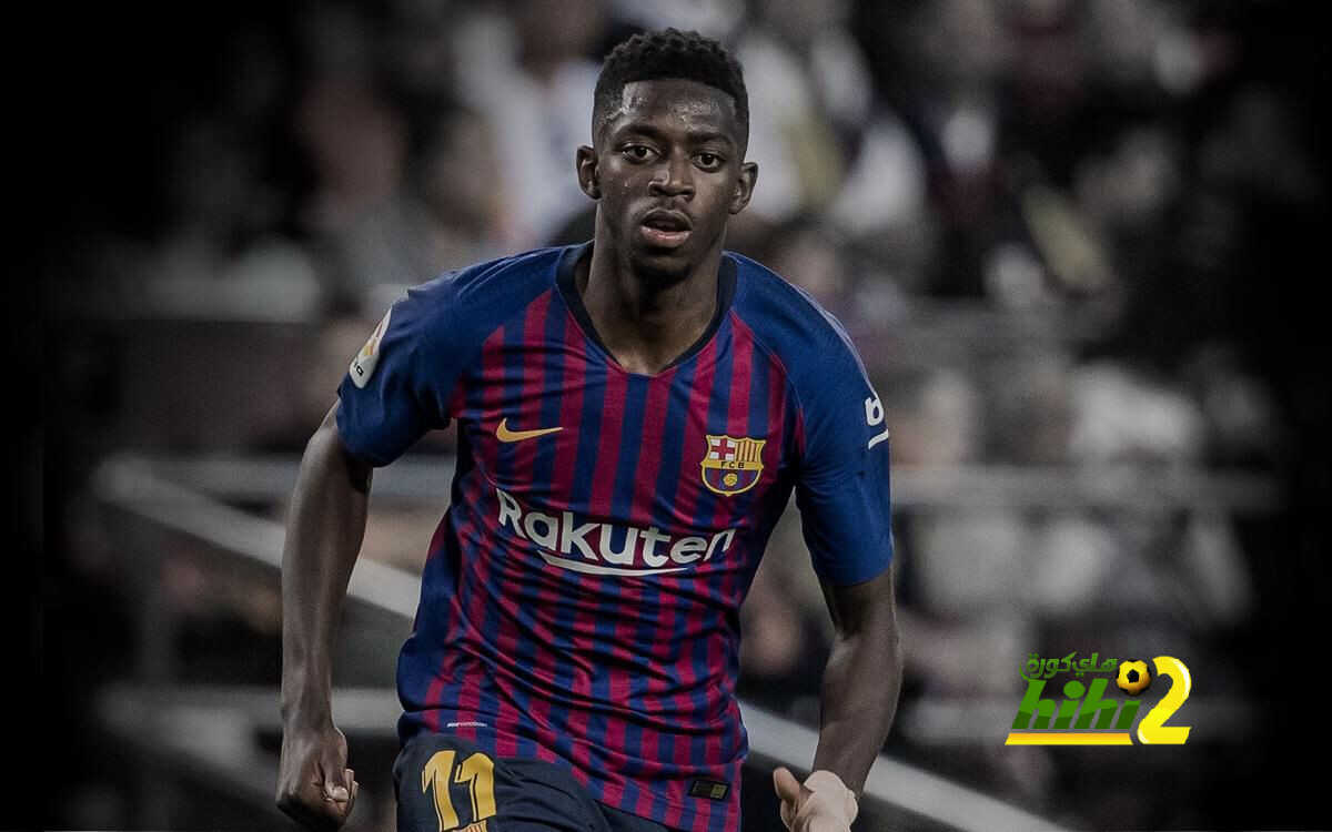 ديمبلي يغادر مران برشلونة للإصابة