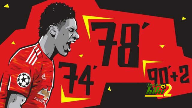 مانشستر يونايتد يحتفل بهاتريك راشفورد التاريخي في دوري الأبطال