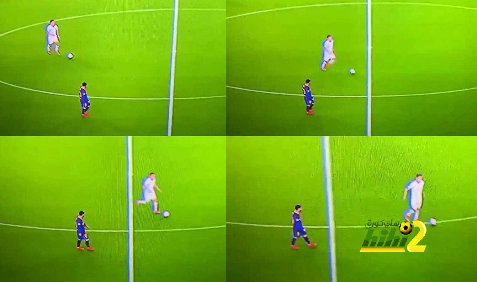 صورة وفيديو.. ميسي يظهر بوجه الكسول أمام دينامو كييف