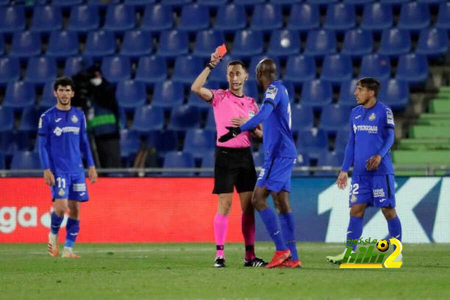 طرد لاعب خيتافي ضد أتلتيكو مدريد …صحيح أم خاطيء!