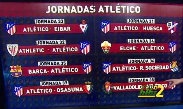 طريق أتلتيكو مدريد نحو الليغا .. 8 مباريات منها 3 معقدة