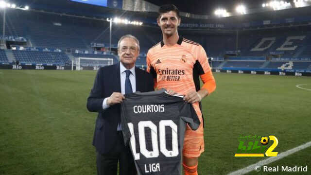 الموقع الرسمي لريال مدريد يحتفي بـ100 مباراة لكورتوا في الليغا!