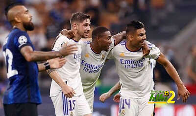 كاسيميرو يحتفل بفوز ريال مدريد على إنتر ميلان