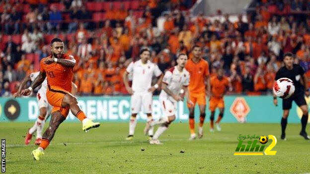 التشكيل الرسمي للطواحين الهولندية أمام مونتينيجرو بتصفيات كأس العالم ٢٠٢٢..