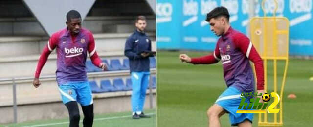 موقف بيدري وديمبلي من مباراة برشلونة واسبانيول في ديربي كتالونيا