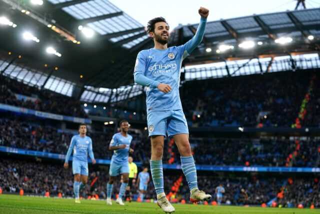 رقم مميز لـ بيرناردو سيلفا مع مانشستر سيتي هذا الموسم في البريميرليج