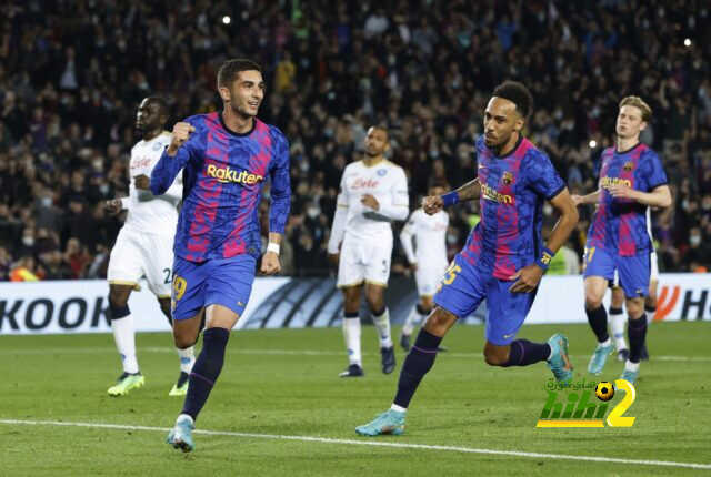 التشكيل الرسمي لقمة برشلونة ونابولي في الدوري الأوروبي