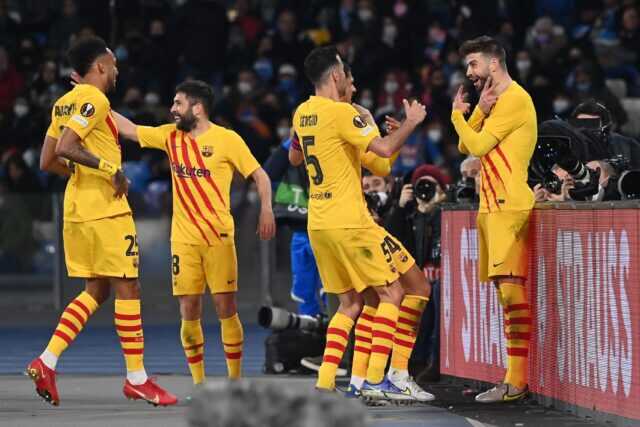 برشلونة يتأهل إلى دور الـ16 من الدوري الأوروبي بعد إقصاء نابولي