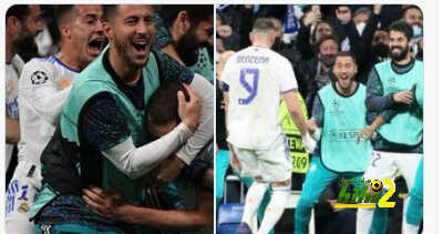 فرحة عارمة لهازارد بعد تأهل ريال مدريد