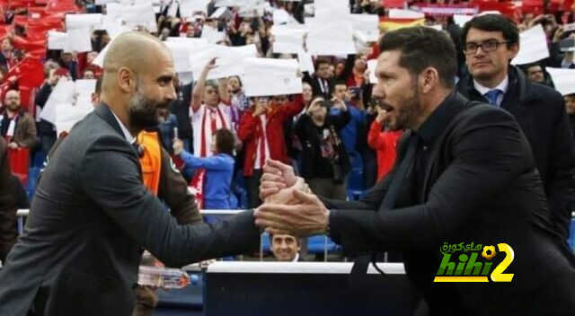 جوارديولا ينفعل غضبًا بسبب أتليتكو مدريد