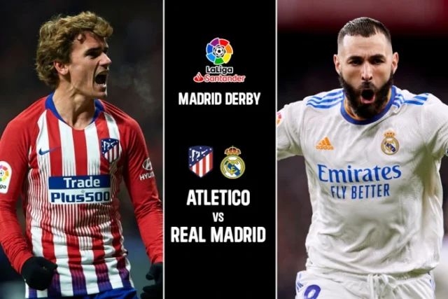 التشكيلة الرسمية لديربي مدريد بين الأتلتي والريال في الليجا..