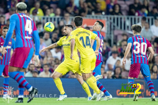 فياريال ينهي الشوط الاول متقدما على برشلونة بهدف دون رد