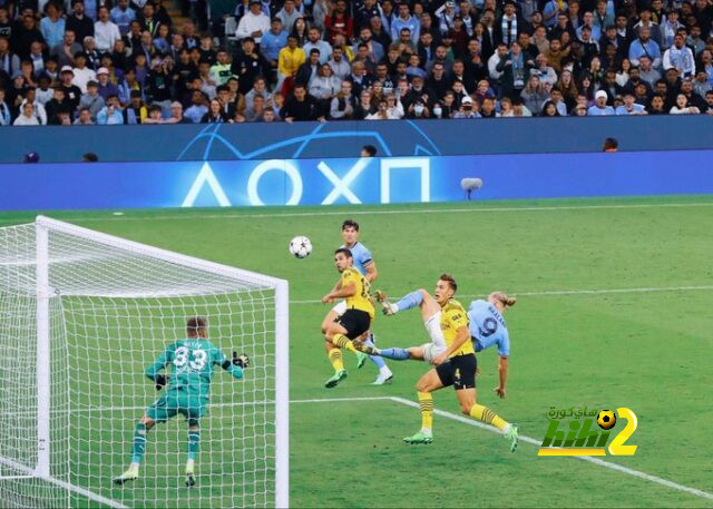 ناديان ينجوان من أسهم أهداف هالاند في دوري الأبطال
