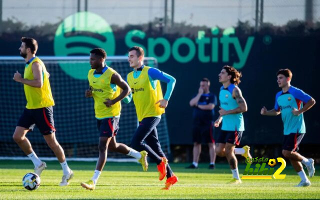 إصابة لاعب برشلونة فى التدريبات