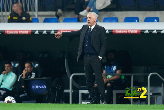 رقم سلبي يسجله أنشيلوتي مع ريال مدريد