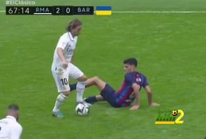 فيديو : شاهد كيف راوغ مودريتش صاحب الـ37 عاما بيدري لاعب برشلونة ..!