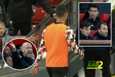 مغادرة رونالدو الملعب كتبت النهاية بينه وبين تين هاج
