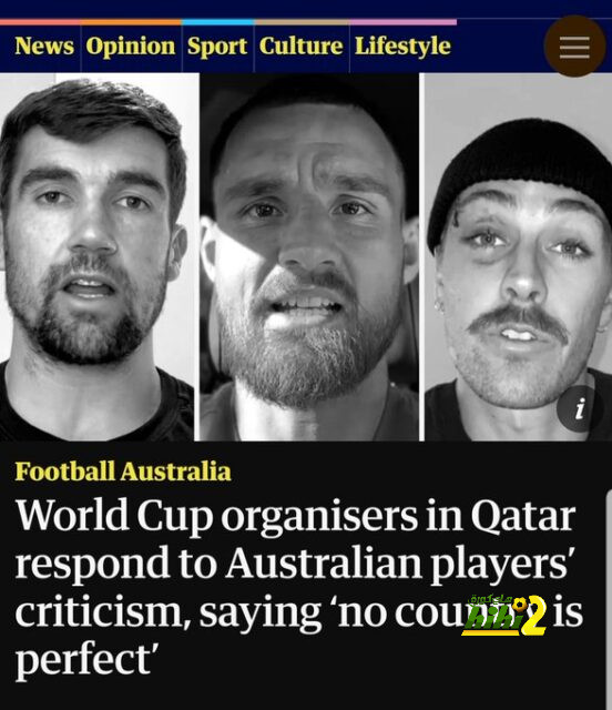 لاعبو استراليا ينتقدون سجل حقوق الانسان في قطر قبل كأس العالم