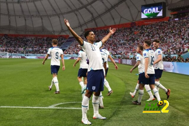 ساكا يحرز الهدف الثاني  لمنتخب إنجلترا في شباك إيران