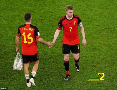 تفاصيل الخلاف بين نجوم منتخب بلجيكا بعد الهزيمة أمام المغرب