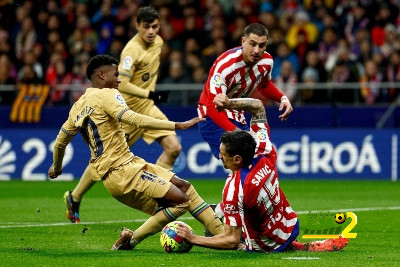 رغم الهزيمة.. أتلتيكو مدريد حقق رقمًا قياسيًا أمام برشلونة