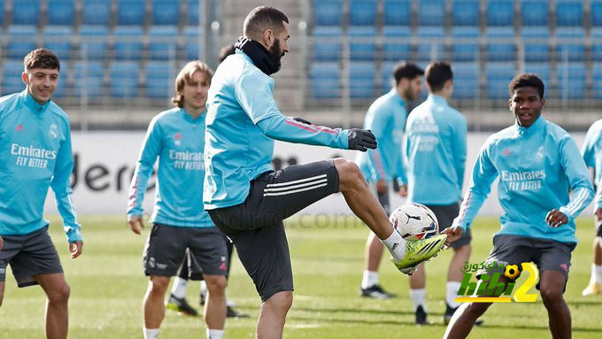 أربعة غيابات في تدريبات ريال مدريد استعدادًا لمواجهة فياريال
